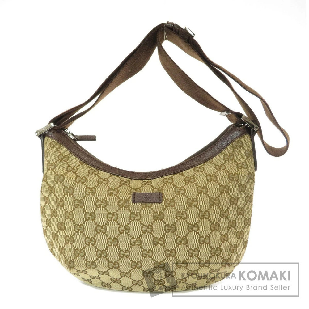 Gucci GG Canvas Half Moon shoulder bag monogram brown